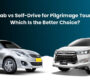 cab vs self drive for pilgrimage tours