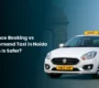Advance Booking vs On-Demand Taxi in Noida Which Is Safer